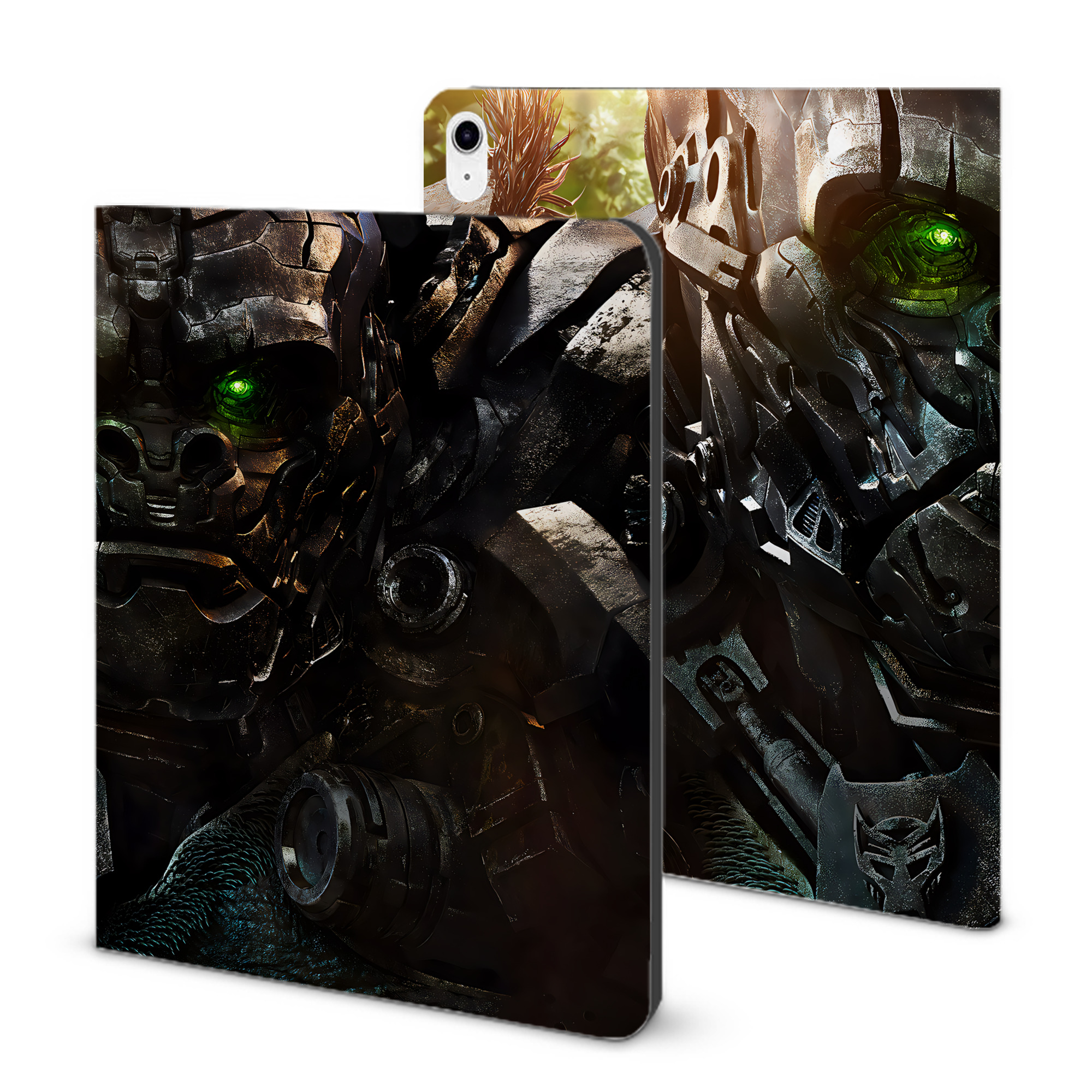 （画像用） Transformers トランスフォーマー IPad ケース ブック型 PUレザー TPU 耐衝撃 軽量 薄型 ペン収納なし 全面保護 IPad 各モデル対応